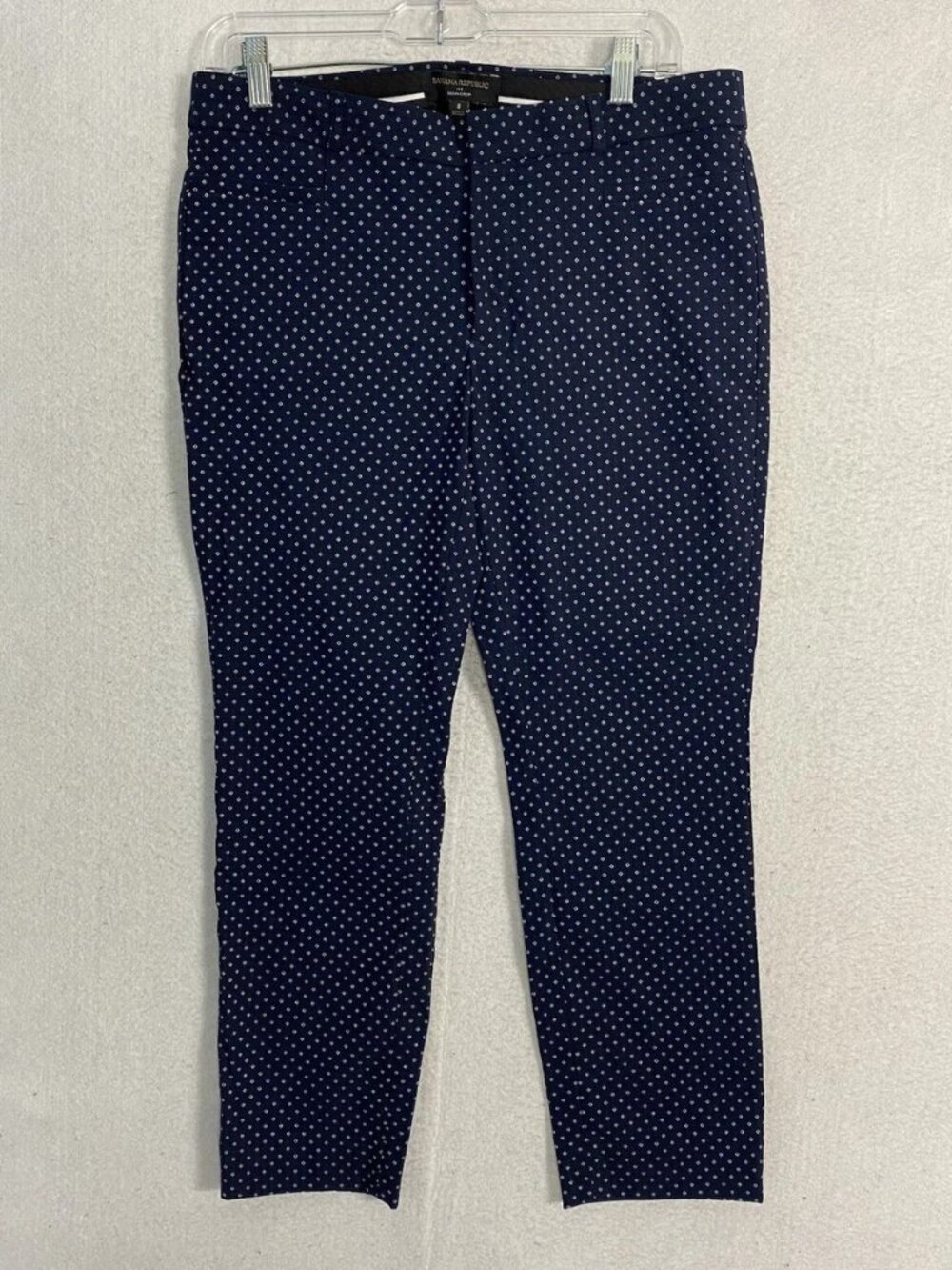 BANANA REPUBLIC FACTORY sloan crop pants in navy (sz4)